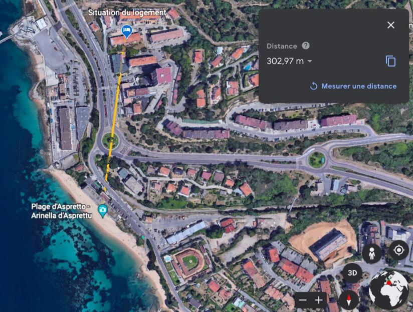 Magnifique Appartement Avec Balcon Vue Mer A L'Entree D'Ajaccio Ajaccio  Eksteriør billede